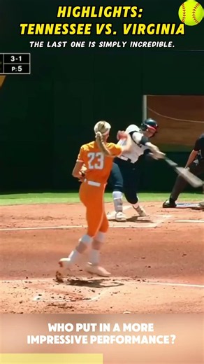 Highlights Tennessee vs Virginia#WomensSoftball #Softball #softballhighlights