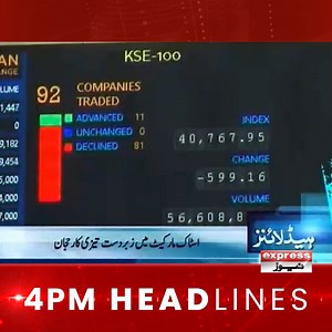 44K views · 1.4K reactions | 4 PM Headlines - Express News For More: https://www.express.pk/live/ | Express News | Facebook