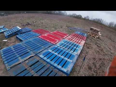 Making a big Shed base from pallets for Free! Pallets as cheap deck