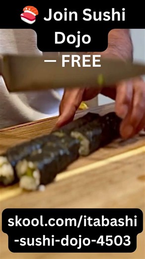 How to Make Avocado Maki 🥑🍣 | Chef-Trained Technique #sushichef #japanesefood #sushilife #food#sushi