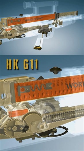 No Shell Casings?! 🤯 HK G11 Firing (3D)