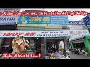 Very famous noodle shops in Ba Ria city…..!