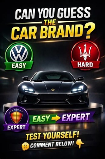 Guess the Car Brand by Logo 🚗 Easy to Expert