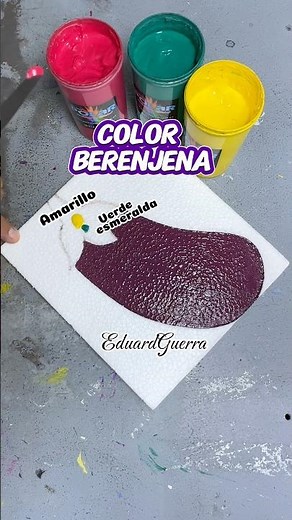 Color Berenjena 🍆 #tips #art