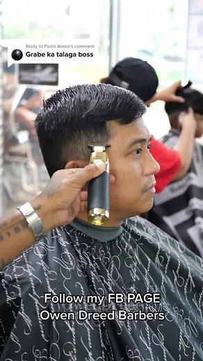 Replying to @Paolo Anore #comboverfade😎🔥💈 #highfade #cleanfade #owendreedbarbers #haircuttutorial #viral #fypシ