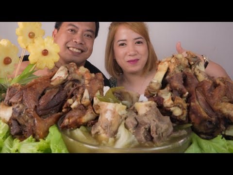 SUPER LAMBOT NA CRISPY PATA AT CRISPY ANG BALAT | BULALO | ISANG FILIPINA MUKBANGER SUMABAY