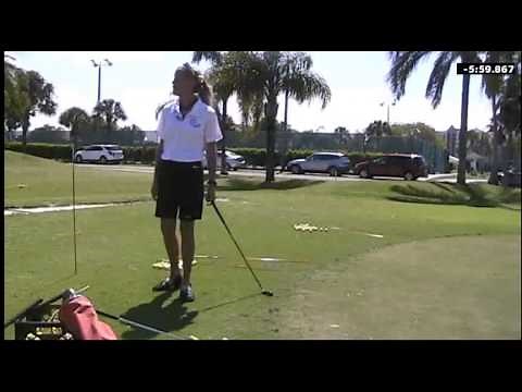 Chipping Golf lesson with THE GOLF BOOT CAMP,INC. with LPGA Cathy Schmidt