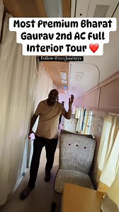 107K views · 1.4K reactions | Most Premium Bharat Gaurav 2nd AC Full Interior Tour with Sofa & Library ❤️ | 200Journeys | Facebook