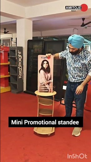 Mini Promotional Standee for Counter Tops | POS Display Stand for Retail