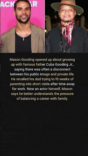Mason Gooding Reflects on Growing Up with Father Cuba Gooding Jr.