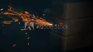 Lit fuse, sparks fly, fire comes to TNT bomb and there is an explosion. S-log - High Dynamic Range. Slow motion, high speed camera, 250fps