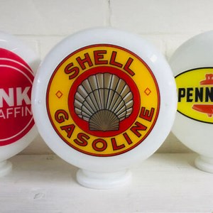 Mini Gas Pump Globe, Vintage Shell Gasoline, Oil and Petrol Memorabilia | eBay