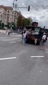 44K views · 2.1K reactions | Ukraine held a "parade" in Kyiv of burned-out and broken Russian vehicles that they captured in the first six months of the invasion. Story > https://taskandpurpose.com/news/ukraine-trolls-russia-tanks-kyiv/ | Task & Purpose | Facebook