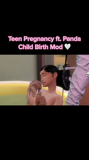 Had to repost but anyways i love this birth mod tbh but my poor teen sim didnt even want the baby… 😭 #realisticsims #realisticmod #thesims4mods #sims4cc #realisticchildbirthmod #sims4childbirth #thesims4 #sims #blacksimmer #blacksimtok #fyp #viral #upcomingstreamer #missminasims #prettygamergirl #simtok #thesims4mod #blacksimmertok