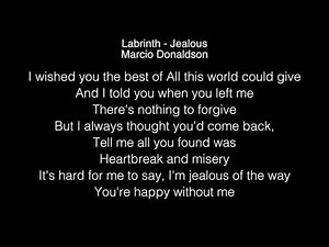 Marcio Donaldson - Jealous Lyrics (Labrinth) American Idol