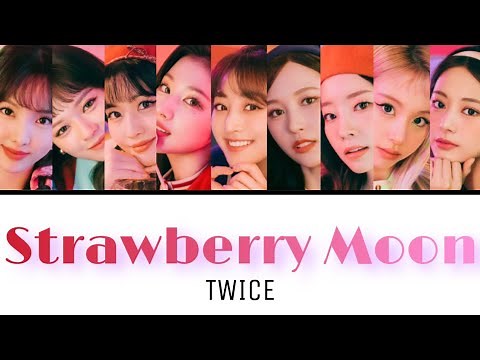 Strawberry Moon / TWICE 【日本語字幕・歌詞】Lyrics