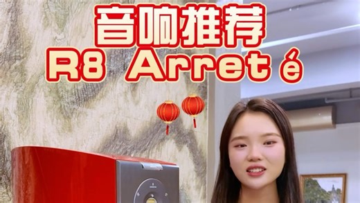 丹麦Audiovector傲力R8，巅峰之作藏匠心。法拉利红亮漆夺目，流线箱体尽显豪华；碳纤维振膜与气动高音加持，搭配独家接地技术，声线通透细腻、低频扎实