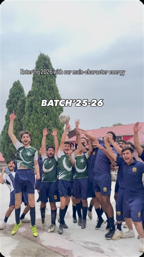 Burn Hall on Instagram: "2026 𝙬𝙞𝙡𝙡 𝙗𝙚 𝙤𝙪𝙧 𝙮𝙚𝙖𝙧… Goodbye 2025 .. .. .. .. #hallians #burnhall #armyburnhallcollegeforboys #abbottabad #fyp #end2025 #begining2026 #growth #batch2k25 #"