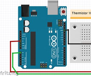 Measurement of Temperature Using Thermistor