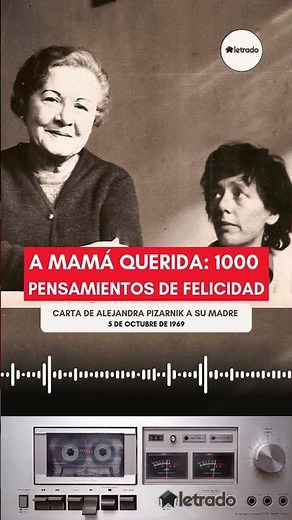 La voz de Alejandra Pizarnik #alejandrapizarnik