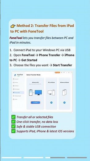 Transfer Files from iPad to PC in Minutes!