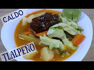 CALDO TLALPEÑO DE POLLO/RECETA FÁCIL/COMO HACER