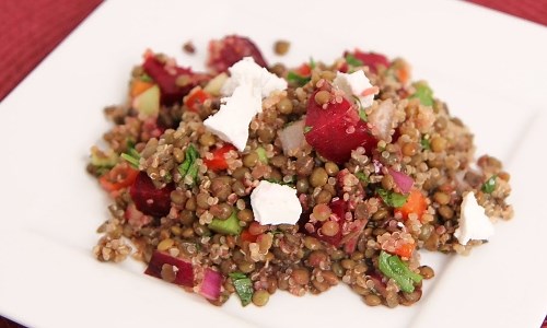 Quinoa and Lentil Salad Recipe Recipe