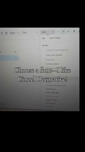 This is how I create chapter titles in Google Docs! #booktok #writer #tips #Google#Googledocs #Books