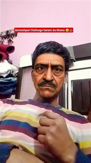 Amreshpuri Dailougs haram ka khana 😠🍩🤬 #shorts #amreshpuri #dailouge