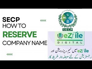 How to Reserve Company Name in Secp | Procedure for Name Reservation in SECP | SECP eZfile| Leap