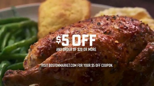 Boston Market TV Spot, 'Rotisserie Chicken Flavors: Coupon'
