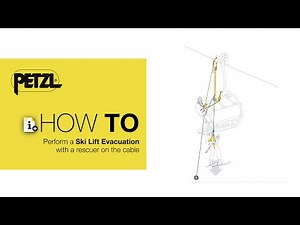 HOW TO - Perform a Ski Lift Evacuation with a rescuer on the cable