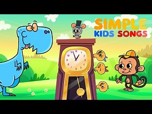 Hickory Dickory Dock | Music Videos For Kids | Compilation | Simple Kids Songs