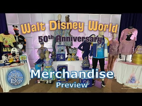 Walt Disney World 50th Anniversary Merchandise | Merchandise Preview | Disney Parks