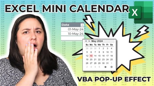 How to Insert Excel Date Picker | Mini Calendar Add-in | Secret VBA Hack! | Thebe Gavin Tlalampe, BSc