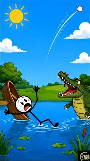 stickman golf day #golf #golfclub #stickman #comedy