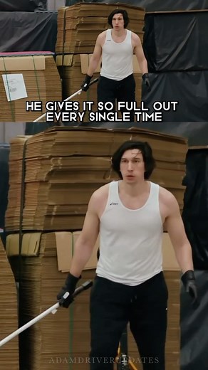 ADAM DRIVER UPDATES | Adam Driver & Daisy Ridley training for Star Wars: The Last Jedi (2017) © Lucasfilm | Instagram