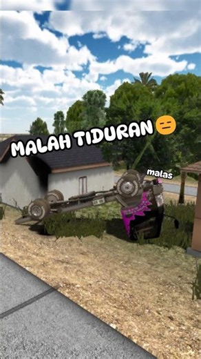 BARU MUNCUL TRUKNYA LANSUNG TIDURAN😑 #estrucksimulatorid #truk #bus