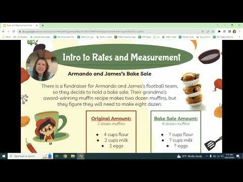 Math 6A: Unit 5 Lesson 1 Intro to Rates and Measurements