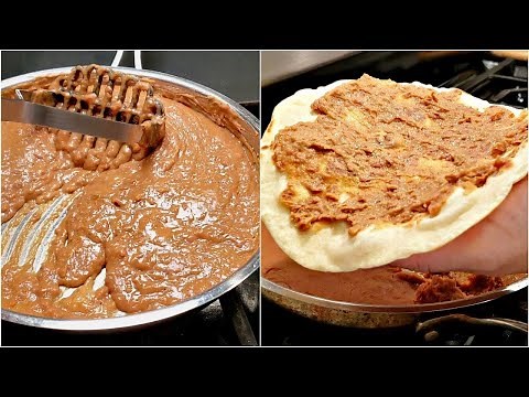 How To Make Refried Beans | Refried Beans Recipe | REFRIED BEANS FOR TACOS
