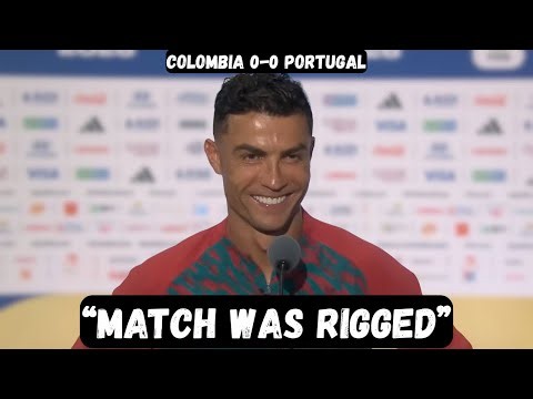 Cristiano Ronaldo ADMITS Colombia goal was NOT OFFSIDE - Postmatch Interview - Colombia 0-0 Portugal