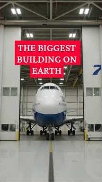 The Biggest Building on Earth! Inside Boeing’s Giant Aircraft Factory✈️ #USA #Shorts
