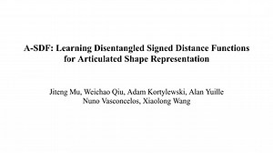 Articulated Signed Distance Function
