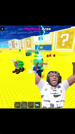 Celestial Block Turned Into INFINITY in Lucky Storm?! 😱⚡ #roblox #shorts
