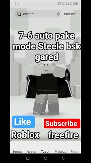 6-0 auto pake mode Steele bsk gared 😈
