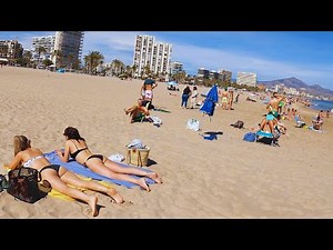 ☀️29ºC Alicante SPAIN -- San Juan BEACH 🌊 2023 4K VIEW 🎥 SPAIN BEACH WALK