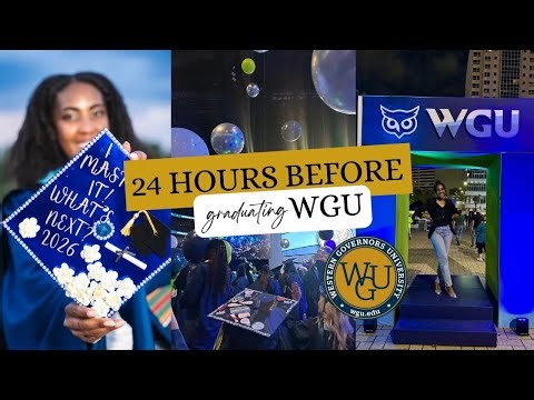 WGU Graduation Vlog 🎓 | 24 Hours Before Graduation (Alumni Party, GRWM & More)