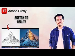 Turn Sketches Into Realistic Images with Adobe Firefly | One Click Magic