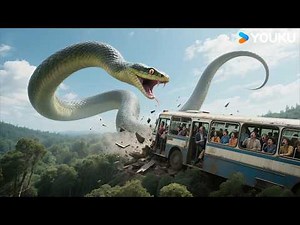 🚌🐍Bus Invades Serpent's Territory—Giant Snake ENRAGED! | Snake 3 | YOUKU MONSTER MOVIE