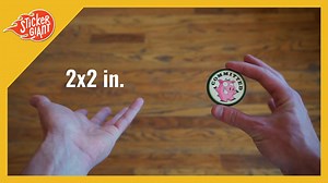 How big should your stickers be? When deciding on what size is best for your custom sticker order, we find that some real world examples can be a good guideline for making a decision. | StickerGiant